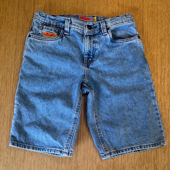 Empyre Other - Empyre Kids Loose Fit Blue Denim Skate Shorts Size 25